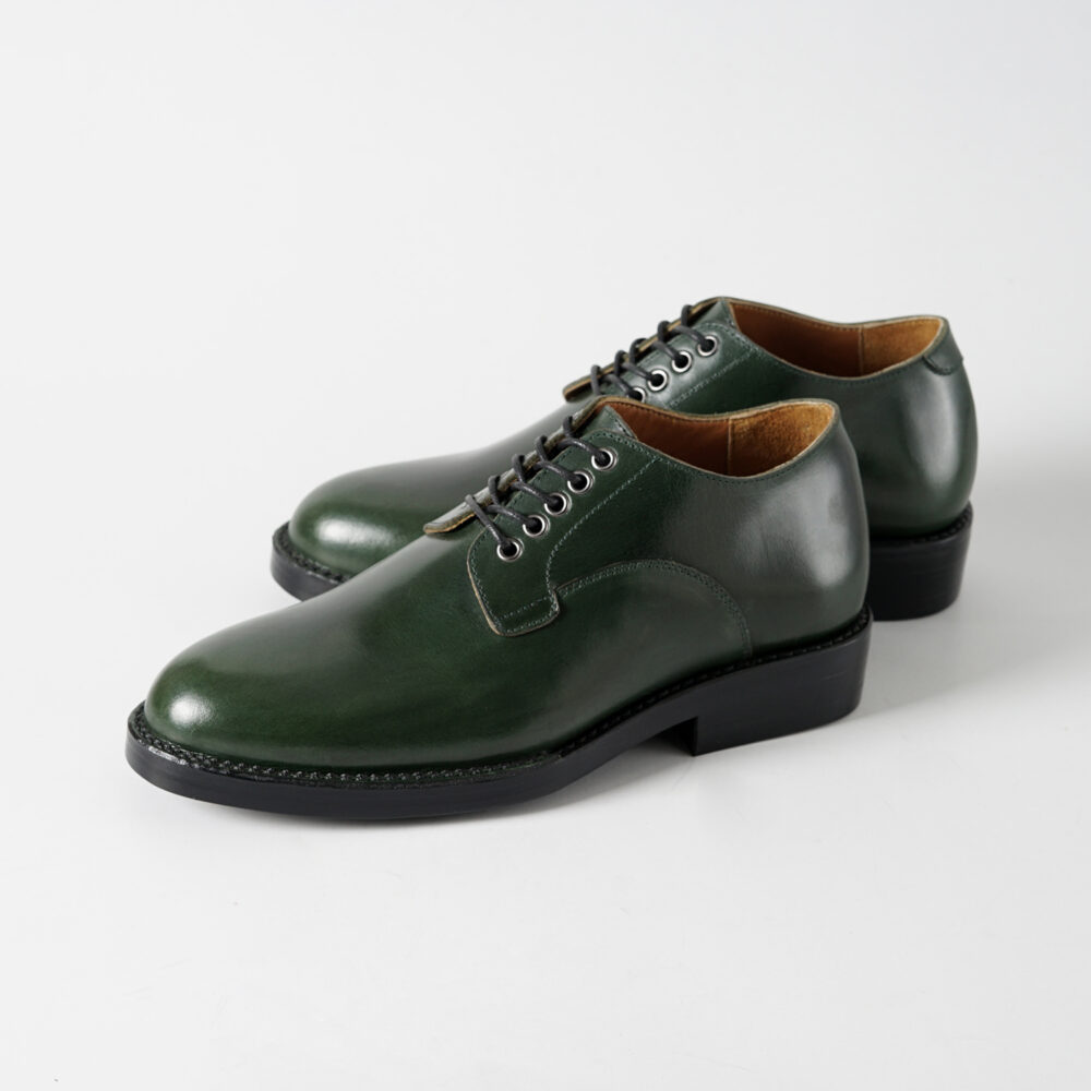 Alternative view of DERBY PLAIN TOE - PU GREEN