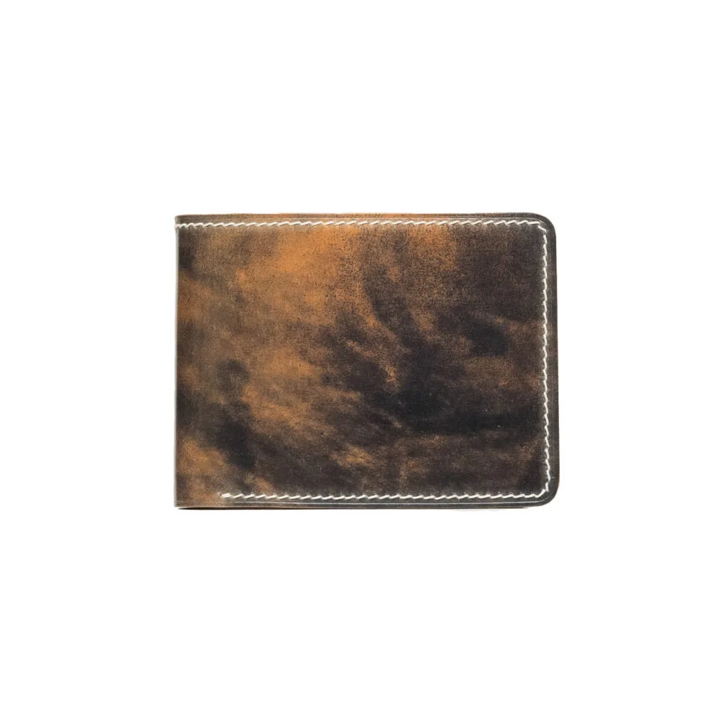 BIFOLD WALLET - SHELL CORDOVAN MARBLED