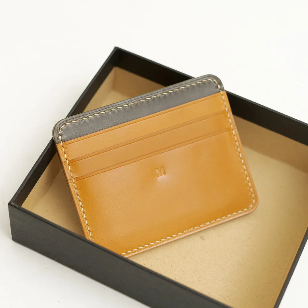 Alternative view of CARD HOLDER - SHELL CORDOVAN SHINKI