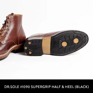DR.SOLE #1090 SUPERGRIP HALF & HEEL (BLACK)