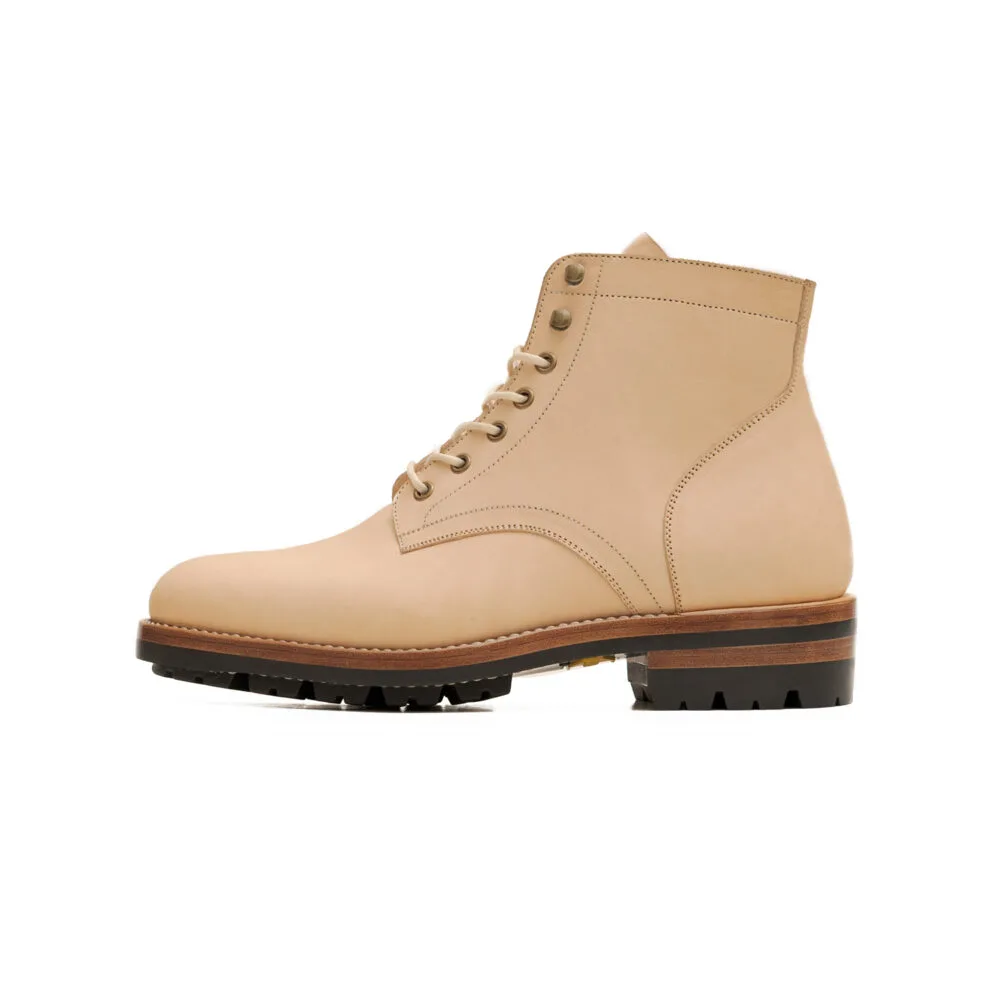 SC PLAIN TOE - VEGTANNED NATURAL