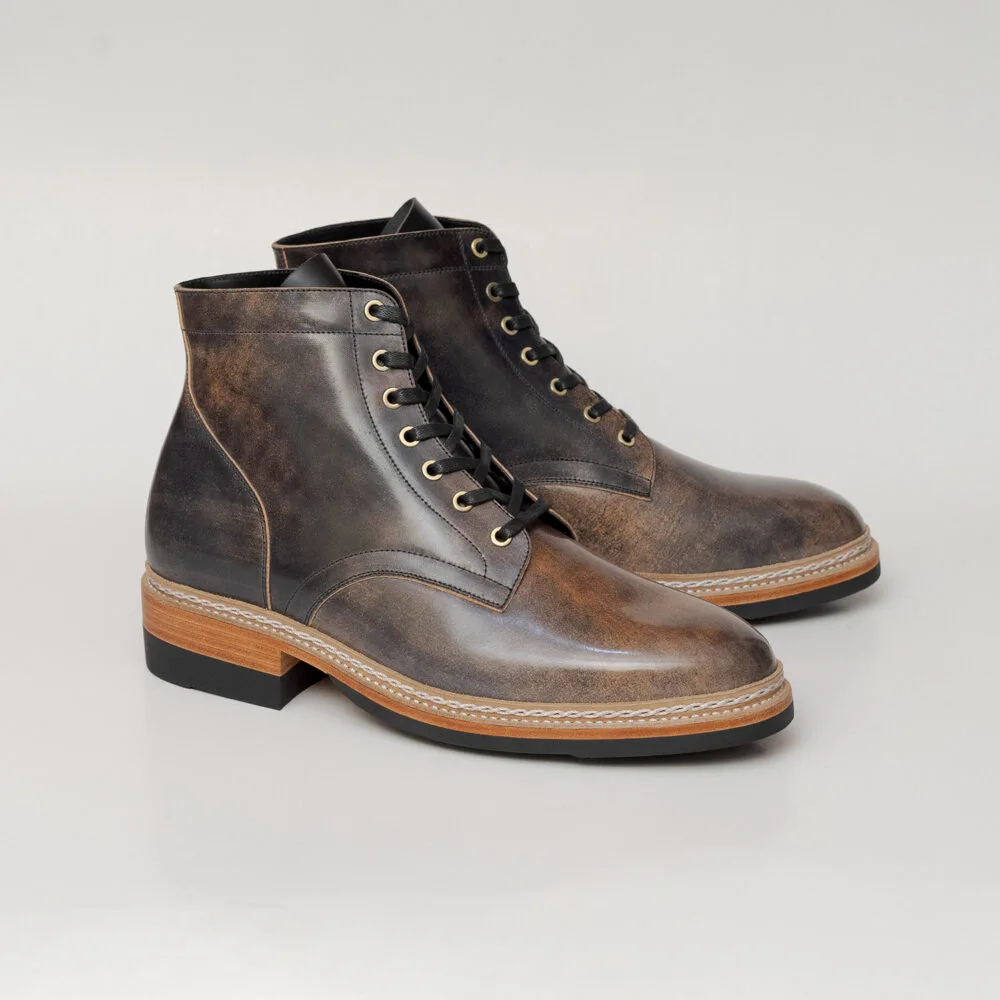 Alternative view of SC  PLAIN TOE - SHELL CORDOVAN MARBLED