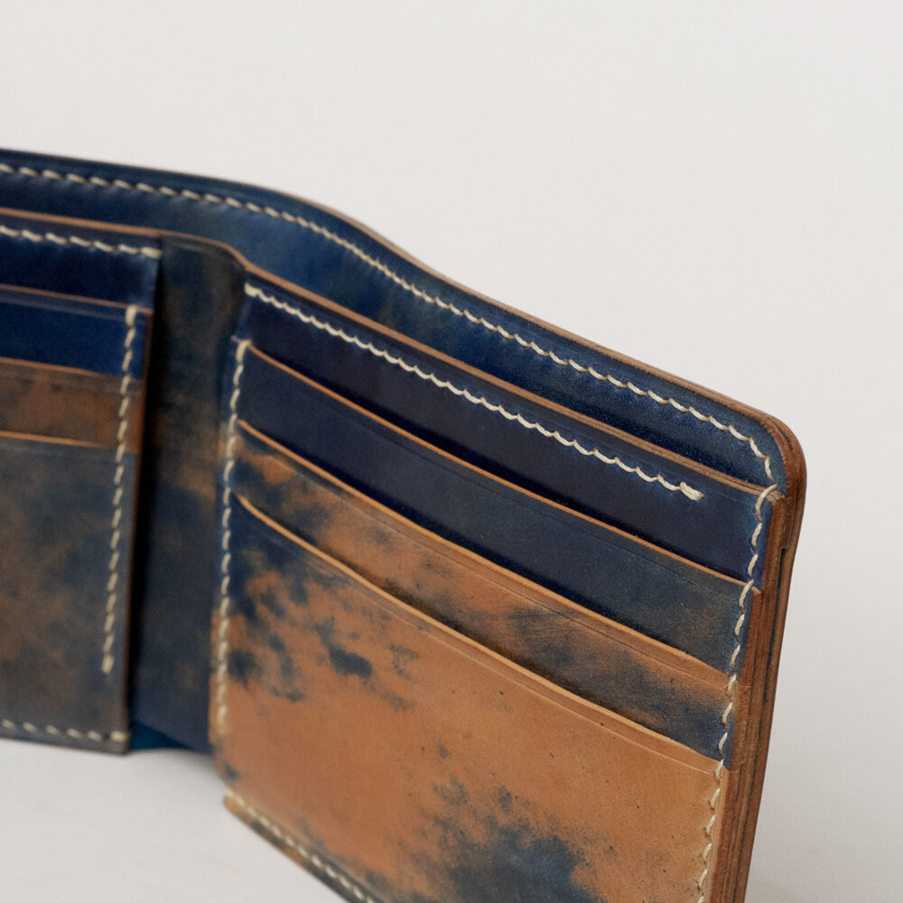 Alternative view of BIFOLD WALLET - SHELL CORDOVAN MARBLED