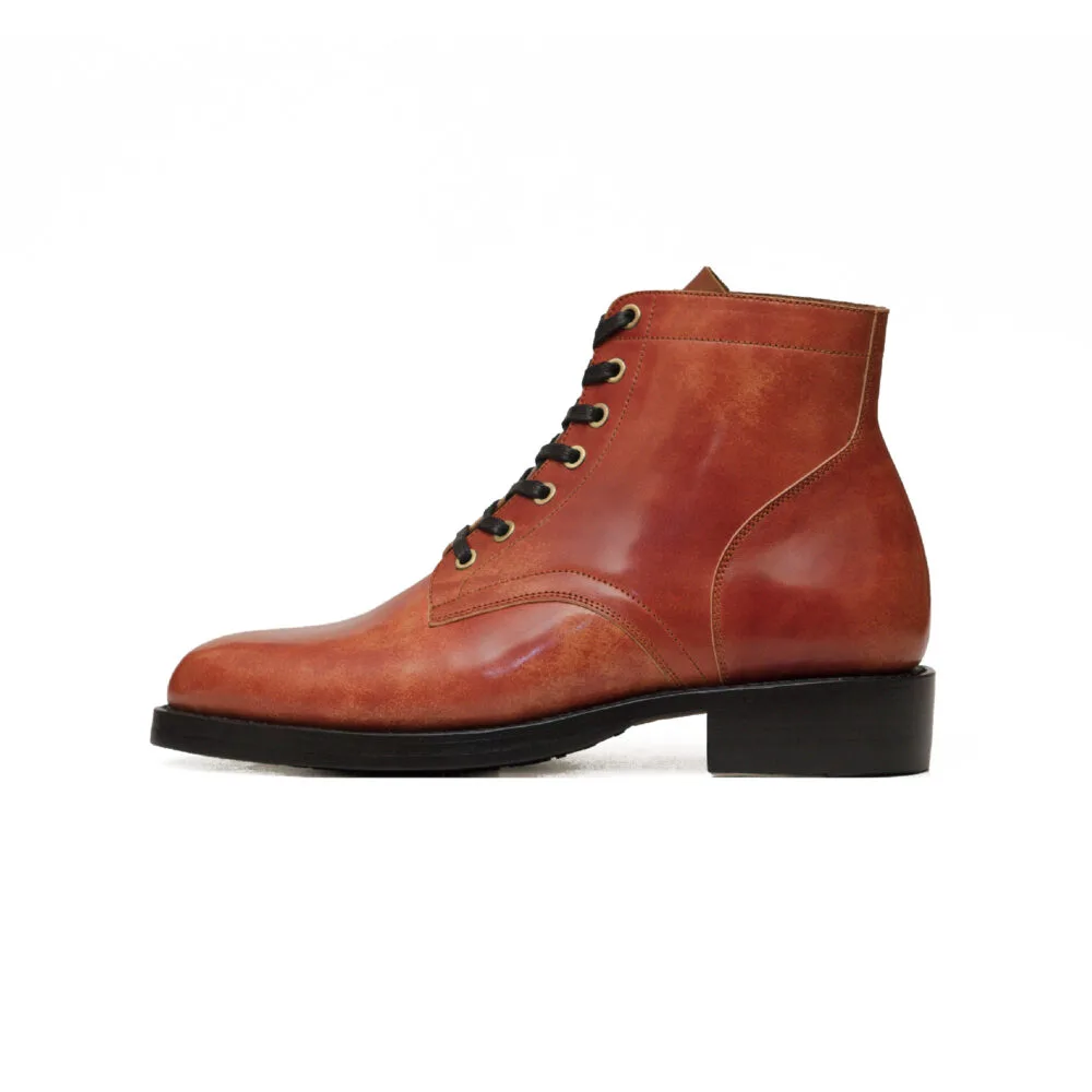SC PLAIN TOE - SHELL CORDOVAN MARBLED
