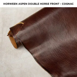 HORWEEN ASPEN DOUBLE HORSE FRONT - COGNAC