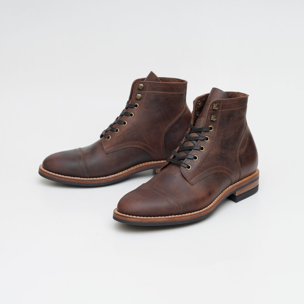 Alternative view of SC2078 - CM/MATTE WAXED COFFEE BROWN