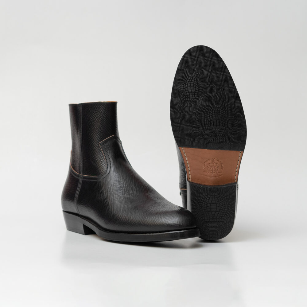 Alternative view of CHELSEA ZIPPER - SHELL CORDOVAN HATCH GRAIN