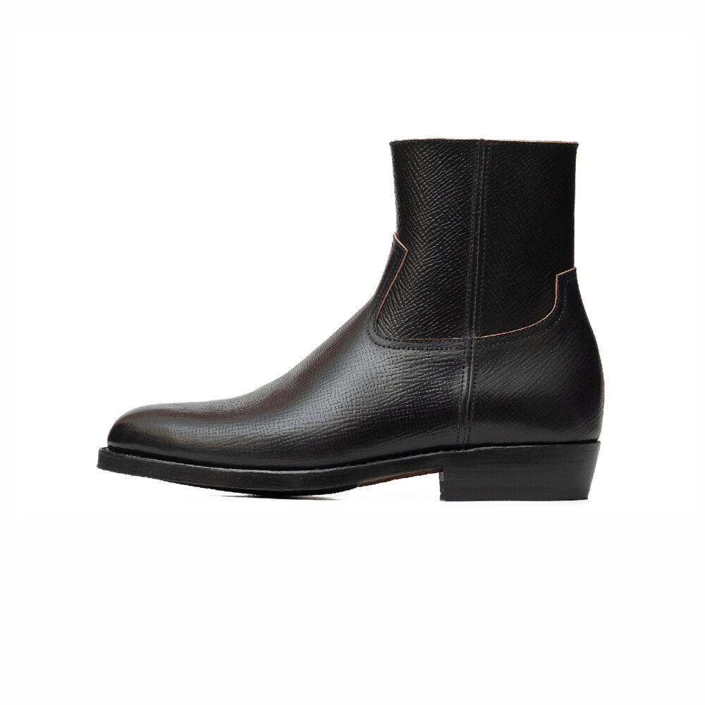 CHELSEA ZIPPER - SHELL CORDOVAN HATCH GRAIN