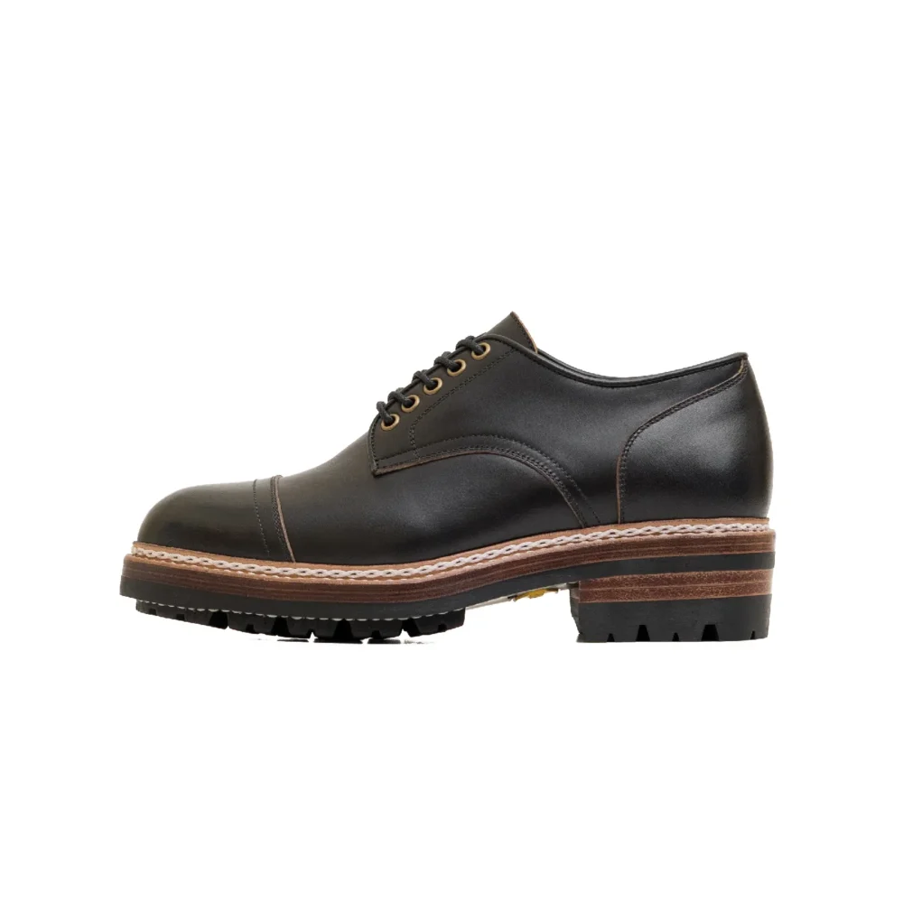 DERBY NAVVY - CAP TOE